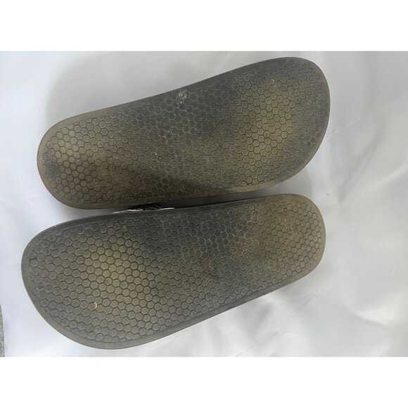 Moschino womens flat shoe logo band slide backless Size 7.5 - Picture 5 of 5